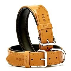 Doggie Fırstclass Köpek Deri Boyun Tasması Medium Camel 3,5x47-55 Cm
