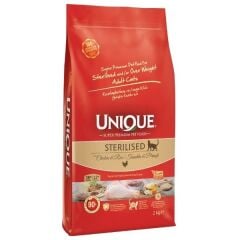 Unique Tavuk Etli Kısırlaştırılmış Yetişkin Kedi Maması 7 Kg
