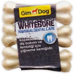 Gimdog Mordimi Ağız ve Diş Sağlığı için Sütlü Köpek Çiğneme Kemiği 60 Gr