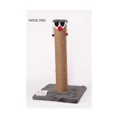 Cat Hause T05 Kalın Palyaço Kedi Tırmalama Tahtası Gri 60 Cm