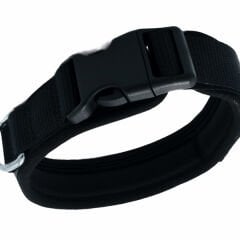 Doggie Havalı Dokuma Köpek Boyun Tasması Medium Siyah 2x35-45 Cm