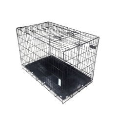 Liangjiajie Köpek Kafesi Siyah 92x56x66 Cm