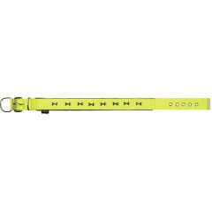 Actirex Neon Kemik Desenli Köpek Boyun Tasması Sarı Medium 2.5x42-50 Cm