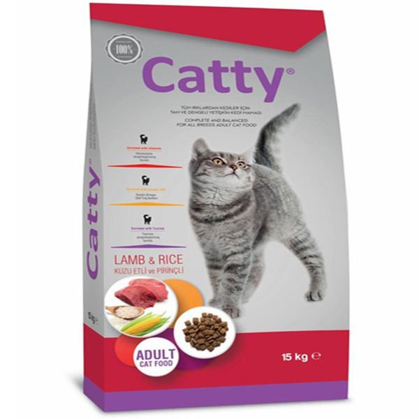 Catty Adult Kuzu Etli Yetişkin Kedi Maması 15 Kg