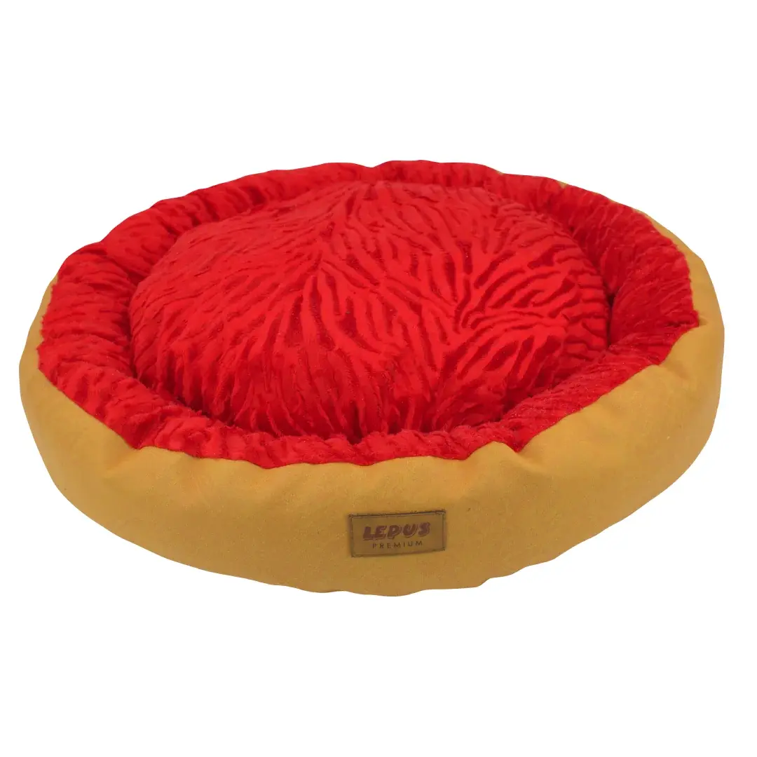 Lepus Simit Kedi ve Köpek Yatağı Hardal 57x16 Cm