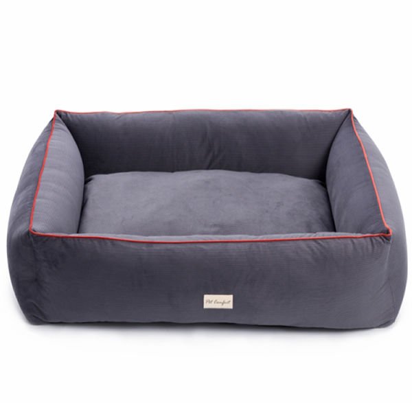 Pet Comfort Golf Vita Kedi ve Köpek Yatağı Koyu Gri Small 60x75 Cm