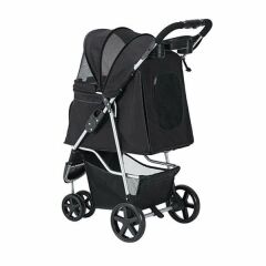 Zampa Triboro Kedi ve Köpek Arabası Lacivert 45x80x90 Cm