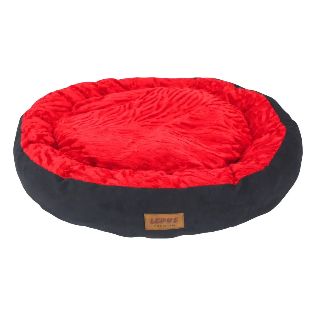 Lepus Simit Kedi ve Köpek Yatağı Siyah 57x16 Cm