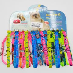 Eurocat Desenli Renkli Kedi Boyun Tasması 12 Adet 10 Mm 28 Cm