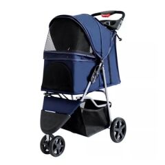 Zampa Triboro Kedi ve Köpek Arabası Pembe 45x80x90 Cm