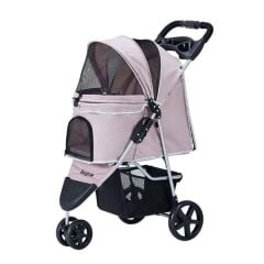 Zampa Triboro Kedi ve Köpek Arabası Pembe 45x80x90 Cm