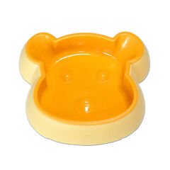Eastland Plastik Ayıcık Desenli Köpek Mama Kabı 21x18.5x4.5 Cm