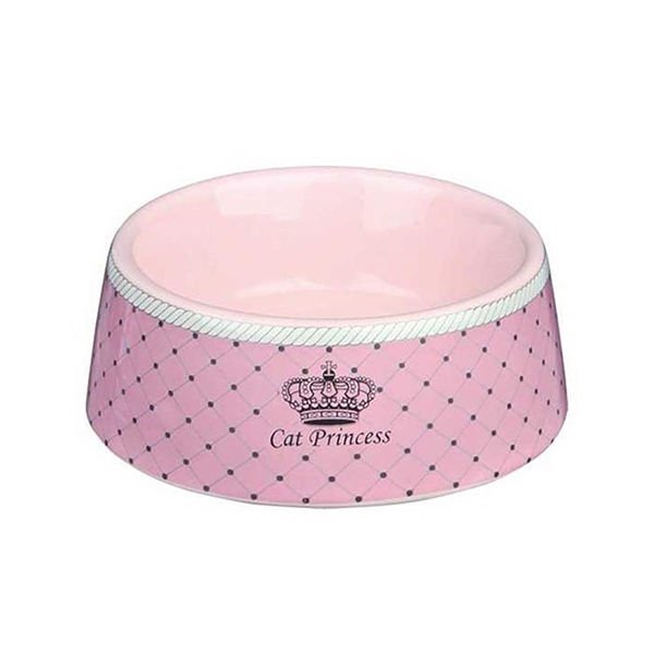 Trixie Seramik Kedi Mama ve Su Kabı Pembe 0.18 Lt 12 Cm
