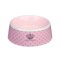 Trixie Seramik Kedi Mama ve Su Kabı Pembe 0.18 Lt 12 Cm