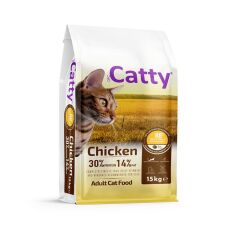Catty Tavuklu Yetişkin Kedi Maması 15 Kg