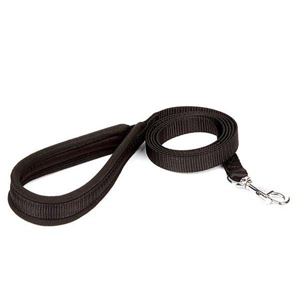 Doggie Havalı Dokuma Köpek Gezdirme Tasması Medium Siyah 1,5-160 Cm
