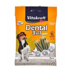 Vitakraft Dental 3in1 Diş Sağlığı İçin Naneli Köpek Ödül Maması 7x120 Gr