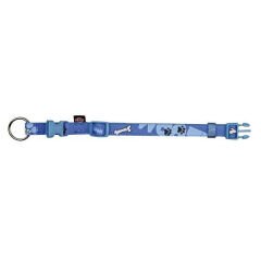 Trixie Köpek Boyun Tasması Kemik Desenli Mavi Medium 15 Mm 30-45 Cm