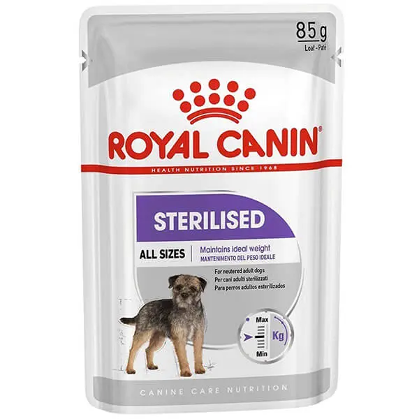 Royal Canin Sterilised Pouch Konserve Köpek Maması 1 Adet 85 Gr