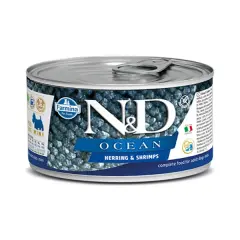 N&D Ocean Ringa Balıklı ve Karidesli Konserve Köpek Maması 1 Adet 140 Gr