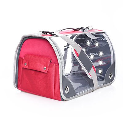 Lepus Şeffaf Fly Bag Çanta Pembe Large 28*45*28h Cm