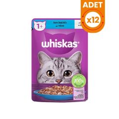 Whiskas Ton Balıklı Jöleli Pouch Yetişkin Konserve Kedi Maması 1 Adet 85 Gr