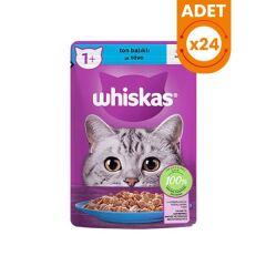 Whiskas Ton Balıklı Jöleli Pouch Yetişkin Konserve Kedi Maması 1 Adet 85 Gr