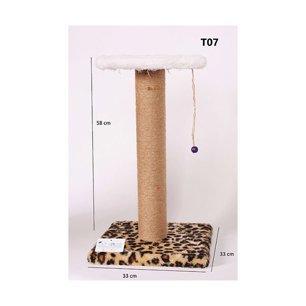 Cat Hause T07 Tablalı Kedi Tırmalama Tahtası Leopar 58 Cm