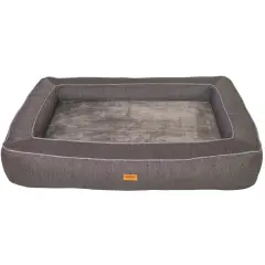 Lepus Comfort Kedi ve Köpek Yatağı Medium Antrasit 80x55x17 Cm