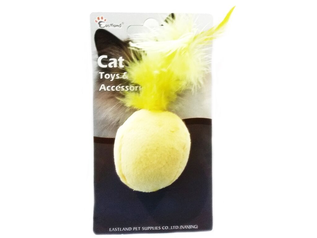 Eastland Kedi Otlu Tüylü Top 4,5 cm Karş. Renkli