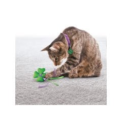 Kong Kedi Yün-Hışırtı Oyuncak ve Tasma Süsü 6-7cm
