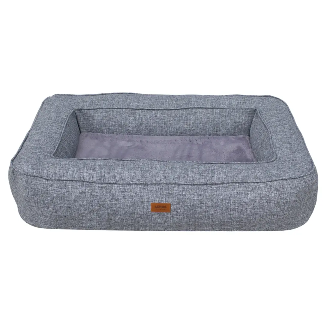 Lepus Comfort Kedi ve Köpek Yatağı Medium Gri 80x55x17 Cm