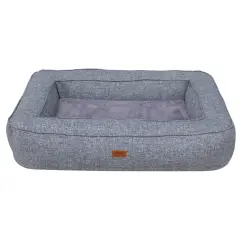 Lepus Comfort Kedi ve Köpek Yatağı Medium Gri 80x55x17 Cm