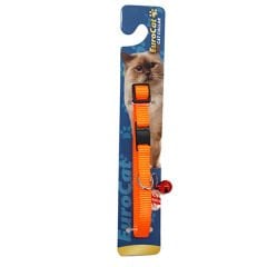 Eurocat Renkli Kedi Boyun Tasması Turuncu 10 Mm 28 Cm