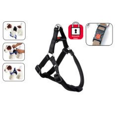 Karlie Kilitli Köpek Göğüs Tasması Small/Medium Siyah 35-60 Cm