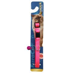 Eurocat Kedi Boyun Tasması Neon Pembe 10 Mm 28 Cm