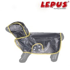 Lepus Kedi ve Köpek İçin Şeffaf Yağmurluk Sarı L 31x45x31h cm