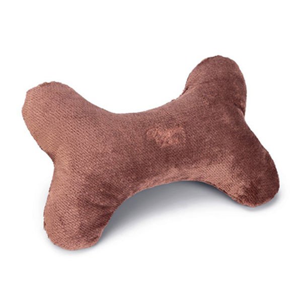Karlie Kemik Şekilli Kedi ve Köpek Peluş Yastık Pembe 35x23 Cm