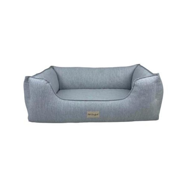 Pet Comfort Alpha Zeugma Kedi ve Köpek Yatağı Açık Gri Large 85x105 Cm