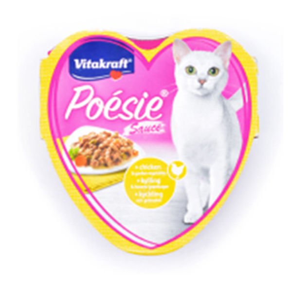 Vitakraft Poesie Tavuk Etli ve Sebzeli Yetişkin Kedi Konservesi 85 Gr