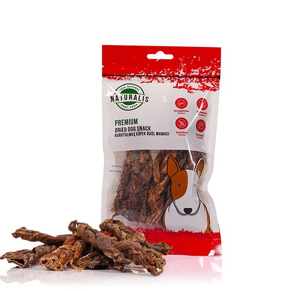 Naturalis Kurutulmuş Kuzu Kamış Köpek Ödül Maması 100 Gr