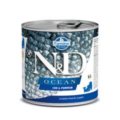 N&D Ocean Morina Balıklı ve Balkabaklı Yavru Köpek Konservesi 285 Gr