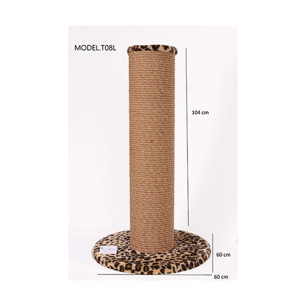 Cat Hause T08 Büyük Boy Kedi Tırmalama Tahtası Leopar 100 Cm