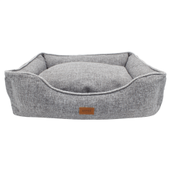 Lepus Mia Premium Kedi ve Köpek Yatağı Medium Gri 46x61x21 Cm