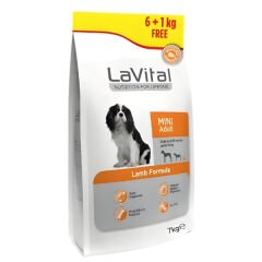 Lavital Kuzu Etli Küçük Irk Yetişkin Köpek Maması 6+1 Kg