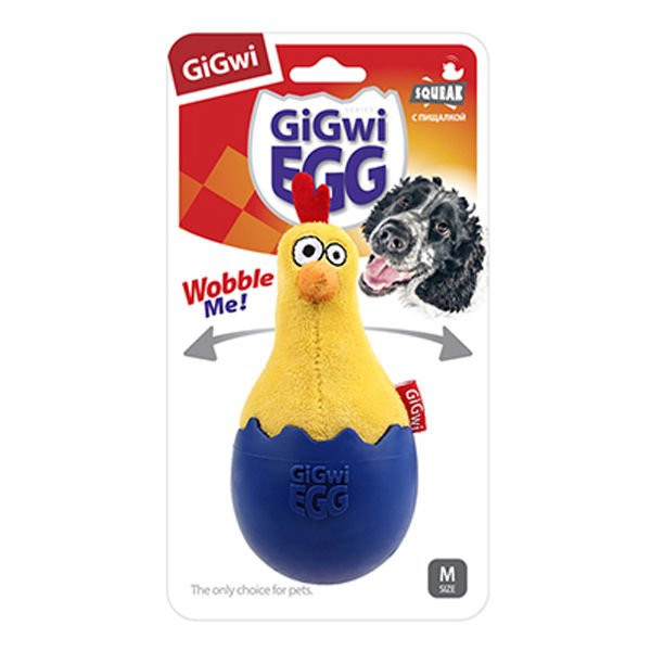 Gigwi Sesli Peluş Hacı Yatmaz Köpek Oyuncağı 13 Cm