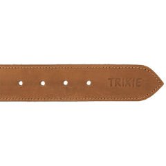 Trixie Tokalı Kalın Deri Köpek Boyun Tasması Kahverengi Xlarge 40x55-65 Cm