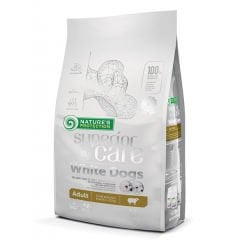 Nature's Protection Adult Beyaz Tüylü Küçük Irk Kuzu Etli Yetişkin Köpek Maması 10 Kg