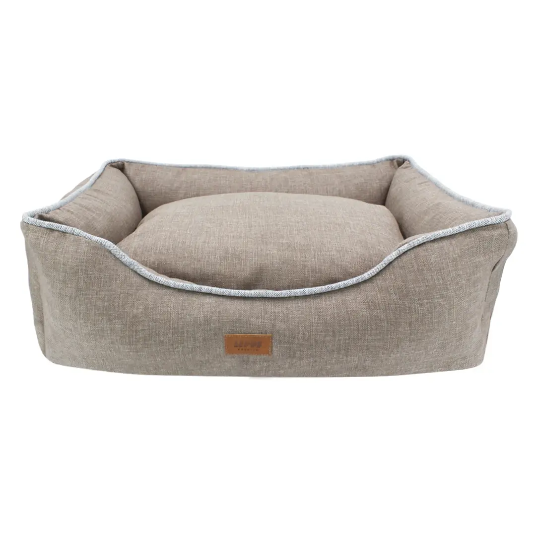 Lepus Mia Premium Kedi ve Köpek Yatağı Large Kahverengi 61x76x23 Cm