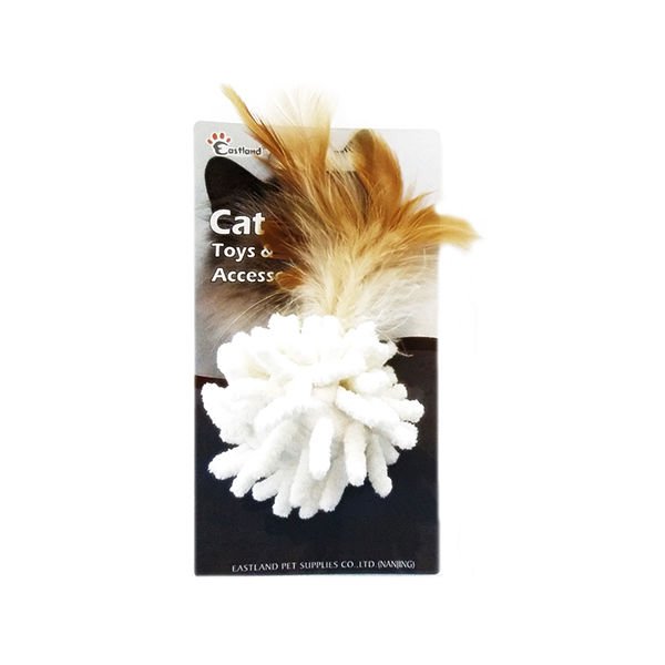 Eastland Mikrofiber Ponpon Top Kedi Oyuncağı 5 Cm